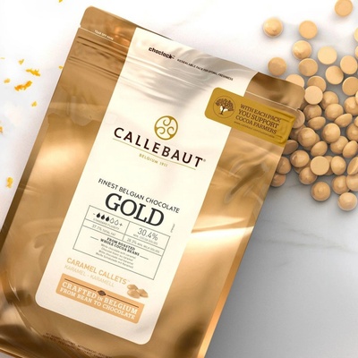 Callebaut Čokoláda gold 30,4% 400 g – Zboží Dáma