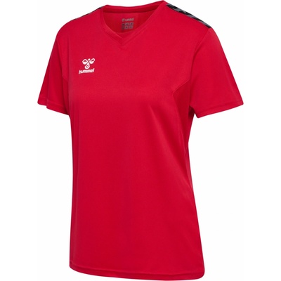Hummel HMLAUTHENTIC PL JERSEY S/S WOMAN červená