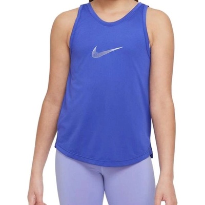 Nike Тениска за момичета Nike Dri-Fit One Training Tank - Син