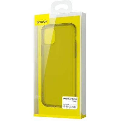 Baseus iPhone 11 Pro Max Safety Airbags cover transparent/black (ARAPIPH65S-SF01)