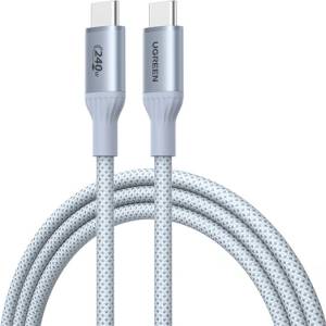 UGREEN L534 кабел за данни Type-C - Type-C, 100cm, EZÜST (75731)