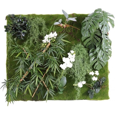Luxusní umělá zelená stěna WALL VEGETAL, 130cmx110cm