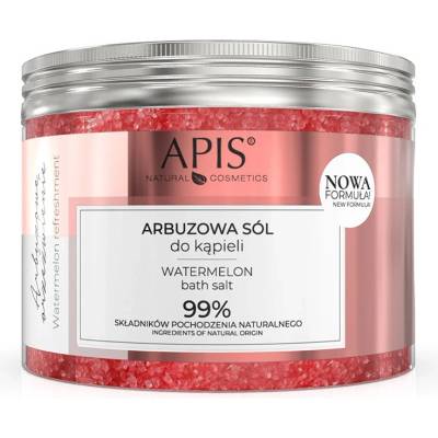 Apis Natural Cosmetics Watermelon Refreshment sůl do koupele 650 g