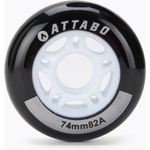 ATTABO Колела за ролери ATTABO 74 mm 4 бр. black