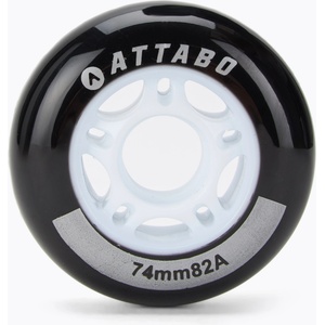ATTABO Колела за ролери ATTABO 74 mm 4 бр. black
