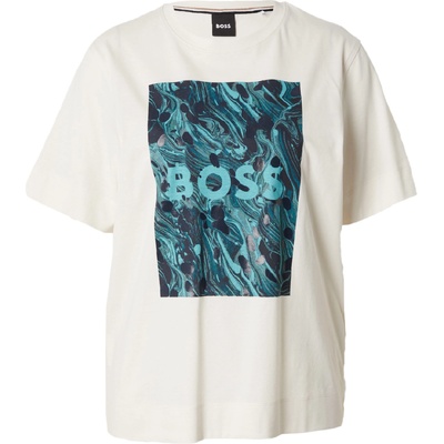 BOSS Тениска 'Elpha' бяло, размер XS