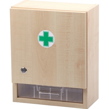 Štěpař Nástěnná lékárnička dřevěná pro 10 osob