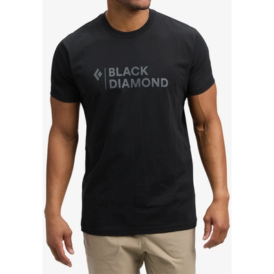 Black Diamond M Mini Stacked Ss Tee čierne