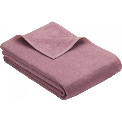 Ibena Jacquard Uni Porto deka růžová 180x220