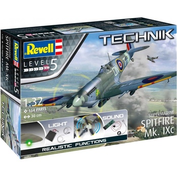 Revell Plastic ModelKit TECHNIK letadlo 00457 Supermarine Spitfire Mk.Ixc 18-00457 1:32