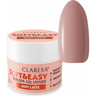 Claresa Soft Easy stavebný gél soft latte 12g