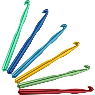 Háček na háčkování hliníkový 10 mm - 1 ks