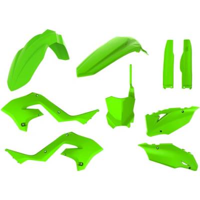POLISPORT sada plastov restyling lime green
