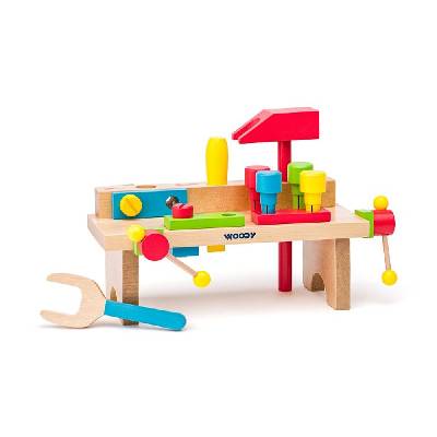 WOODY Pracovní ponk jednoduchý - nový design
