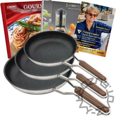 ZEPTER SET PÁNVÍ ZEST TITANIUM 20 cm 24 cm 28 cm