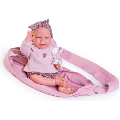Antonio Juan 33352 CARLA realistická miminko s měkkým látkovým tělem 42 cm
