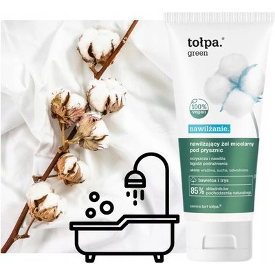 Tołpa Green Cotton micelárny sprchový gél s hydratačným účinkom 200 ml