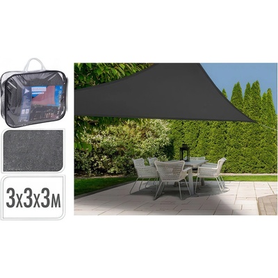 KOOPMAN СЕННИК ТРИЪГЪЛЕН X66100100 300x300x300см АНТРАЦИТ (X66100100)