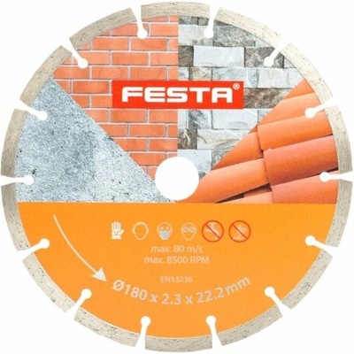 kotúč diamantový 180mm FESTA segmentový