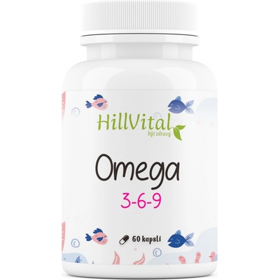 HillVital Omega 3-6-9 60 kapslí