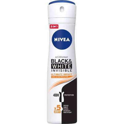 Nivea Black & White Invisible Ultimate Impact deospray 150 ml