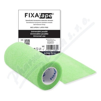 FIXAtape STRETCH samofix.obin.10 x 450 cm neon.zelená