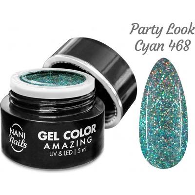 NANI UV gel Amazing Line Party Look Cyan 5 ml