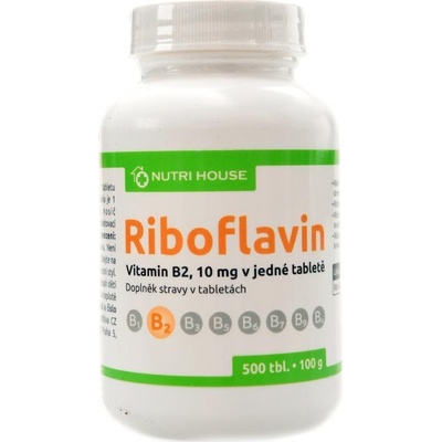 Nutrihouse Vitamin B2 Riboflavin 500 tabliet