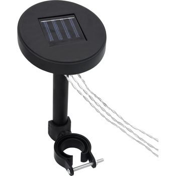 vidaXL Светещи led стрингове за беседка със соларен панел (315536)