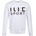 Luke Блуза Luke Men's Texty Crew Sweatshirt - White Black