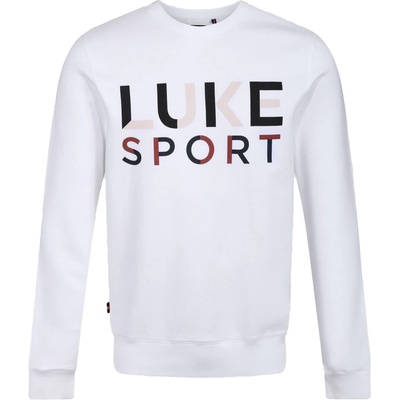 Luke Блуза Luke Men's Texty Crew Sweatshirt - White Black