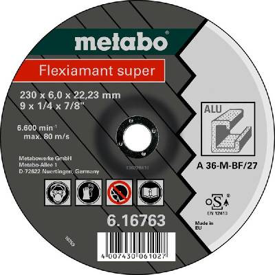 Metabo Brusný kotouč lomený 22.23 mm 616749000 25 ks