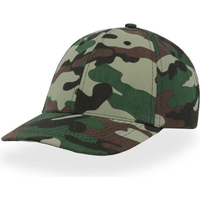 Atlantis Headwear Start Six 6 panelová COT-33003380099 Maskáčová