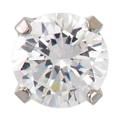 Studex náušnice pro piercing Sensitive Cubic Zirkon S743W stříbrná
