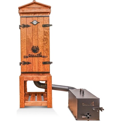 Grillpal dřevěná udírna Profi Smoker velká 233 l, teak – Zboží Dáma