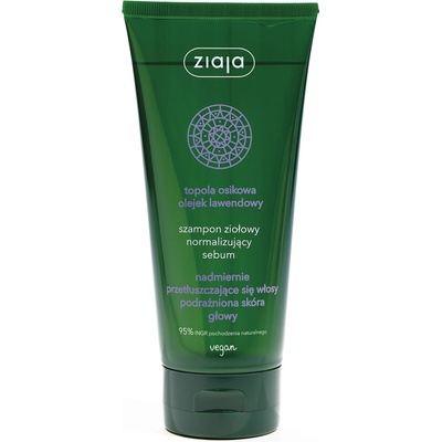 Ziaja Herbal bylinný šampon proti nadměrnémé tvorbě mazu 200 ml