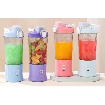 Verk 07296 Láhev se Smoothie mixérem LED RGB 600 ml růžová