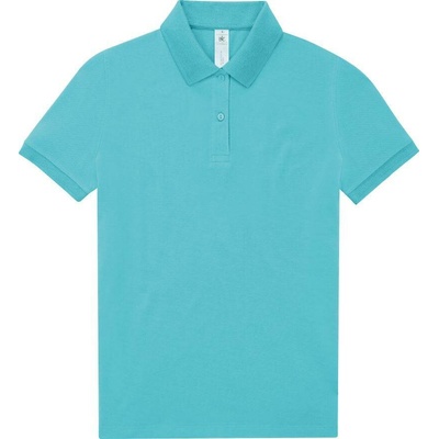 B&C Dámské polo triko PW461 Meta Turquoise