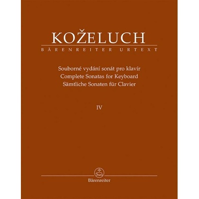 Souborné vydání sonát pro klavír sonáty 1-50 svazky I-IV