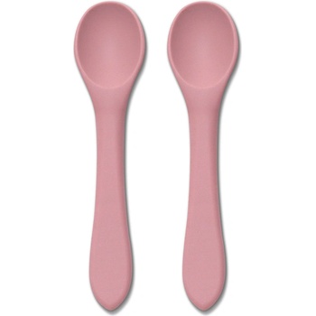 Lorelli Силиконови лъжички Lorelli - Natural, 2 броя, Deep Pink (10230690002)