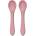 Lorelli Силиконови лъжички Lorelli - Natural, 2 броя, Deep Pink (10230690002)