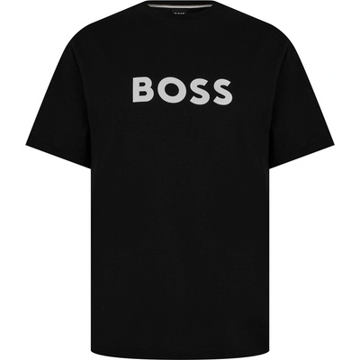 Boss Тениска Boss Mens BOSS Bodywear Short Sleeve T-Shirt with Logo Print Detail - Black 002