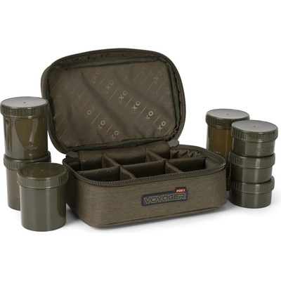 Fox Puzdro na nástrahy Voyager 8 Pot Hookbait Case
