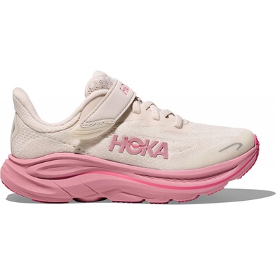 Hoka Clifton 10 Little Kids rose cream dried rose