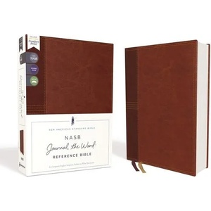 NASB, Journal the Word Reference Bible, Leathersoft over Board, Brown, Red Letter, 1995 Text, Comfort Print | Zondervan (ISBN: 9780310451204)
