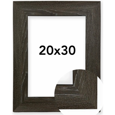 Fotorámeček DM 30 Rozměr: 20 x 30 cm, Barva: Černá, Typ zasklení: Plexi