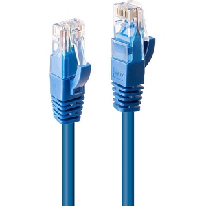 Lindy Пач кабел LINDY 48018, U/UTP, Cat. 6, 2m, син (48018)