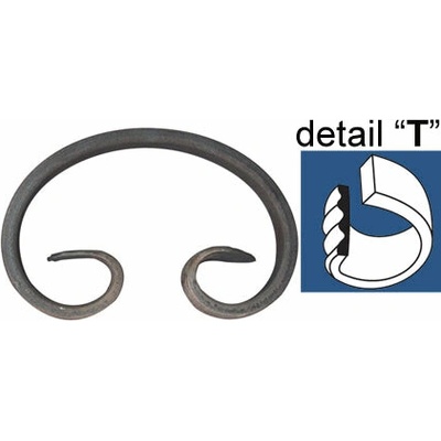 Element tvaru-C 80x50, 12x6mm