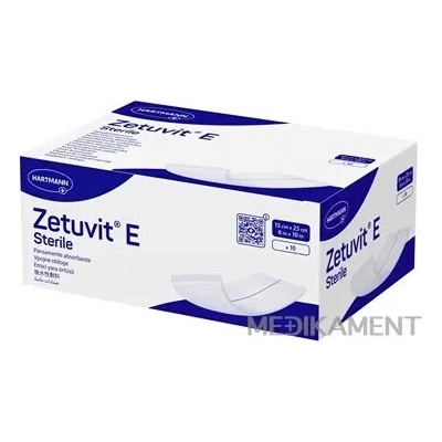 Zetuvit E Sterile sterilný nasiakavý kompres 15 x 25 cm 10 ks