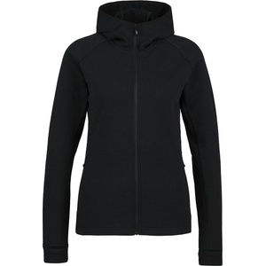 Stoic Дамско поларено яке Stoic Women's MerinoGrid285 NorrdalSt. Zip Hoody Fleece jacket - Black - размер XL (105-5561-0115)